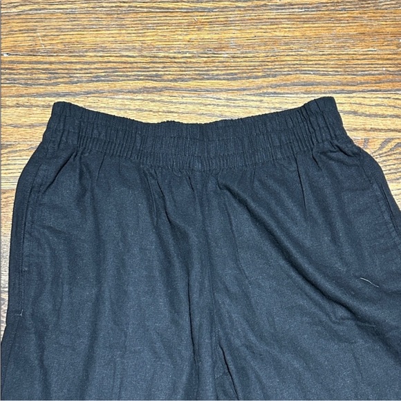 Old Navy Charcoal Black Wide Leg Trousers - Picture 4 of 6